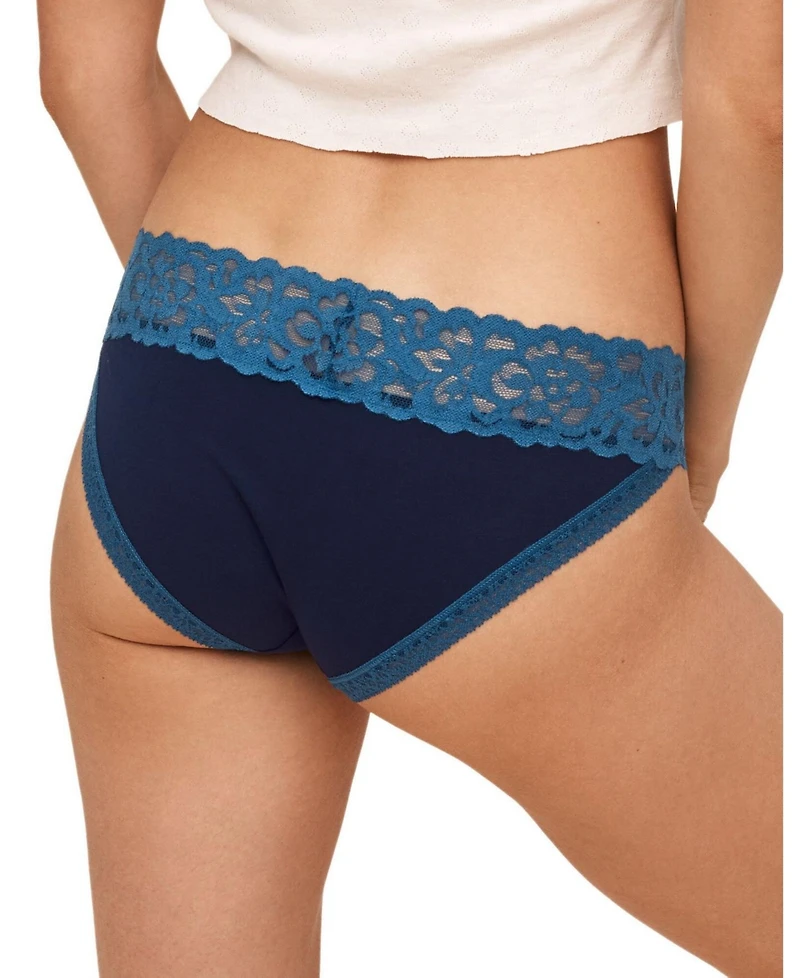 Adore Me Women's Joanie Cotton Pack Bikini Panty
