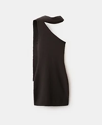 Mango Women's Scarf Asymmetrical Knit Dress