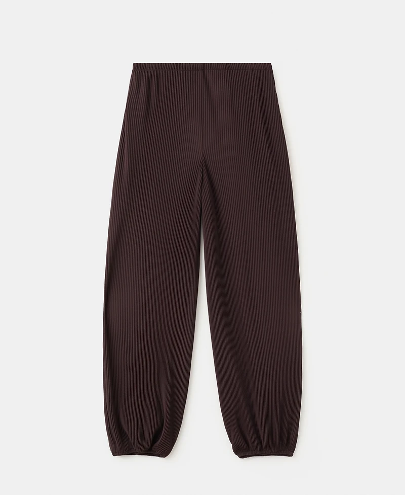 Mango Women's Textured Baggy Pants