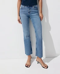 Mango Women's Sienna Flared Cropped Jeans
