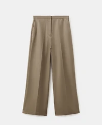 Mango Women's High-Waisted Lyocell Pants