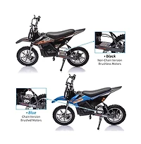 homfan Ride-On Dirt Bike, Electric, 15.5 Mph, 175 lb. Capacity, Ages 14+