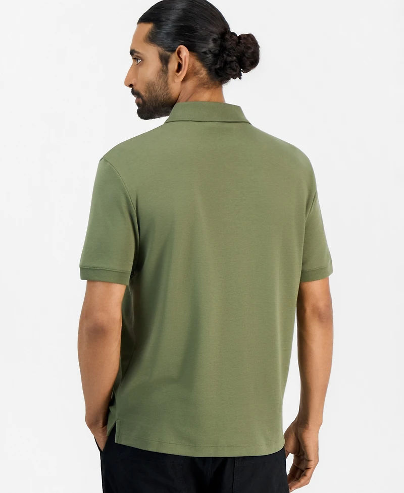 Hugo by Boss Men's Damolino Regular-Fit Quarter-Zip Polo Shirt