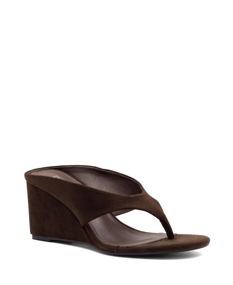 Therapy Australia Sera Round Toe Wedge Thong Heel