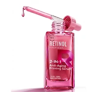 Lovery Retinol and Peptides 2-in-1 Anti-Aging Priming Serum - Korean Skin Care Firming and Smoothing Treatment