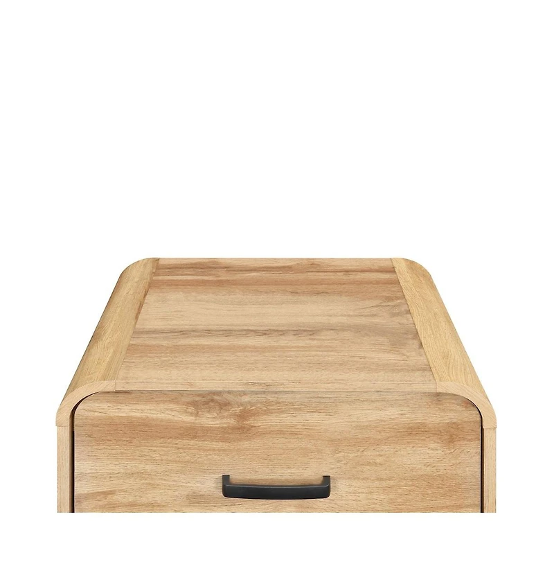 New Classic Furniture Rowan Wood 1-Drawer End Table (Set of 2)