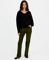 And Now This Women's Marled Long-Sleeve V-Neck Pullover, Macy's Exclusive