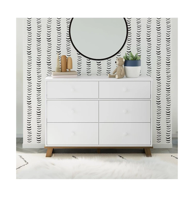 Storkcraft Modern 6 Drawer Dresser