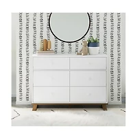 Storkcraft Modern 6 Drawer Dresser