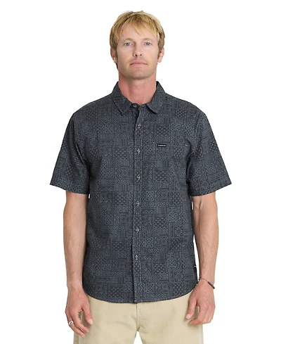 Quiksilver Men's Koa Classic Printed Poplin Shirt