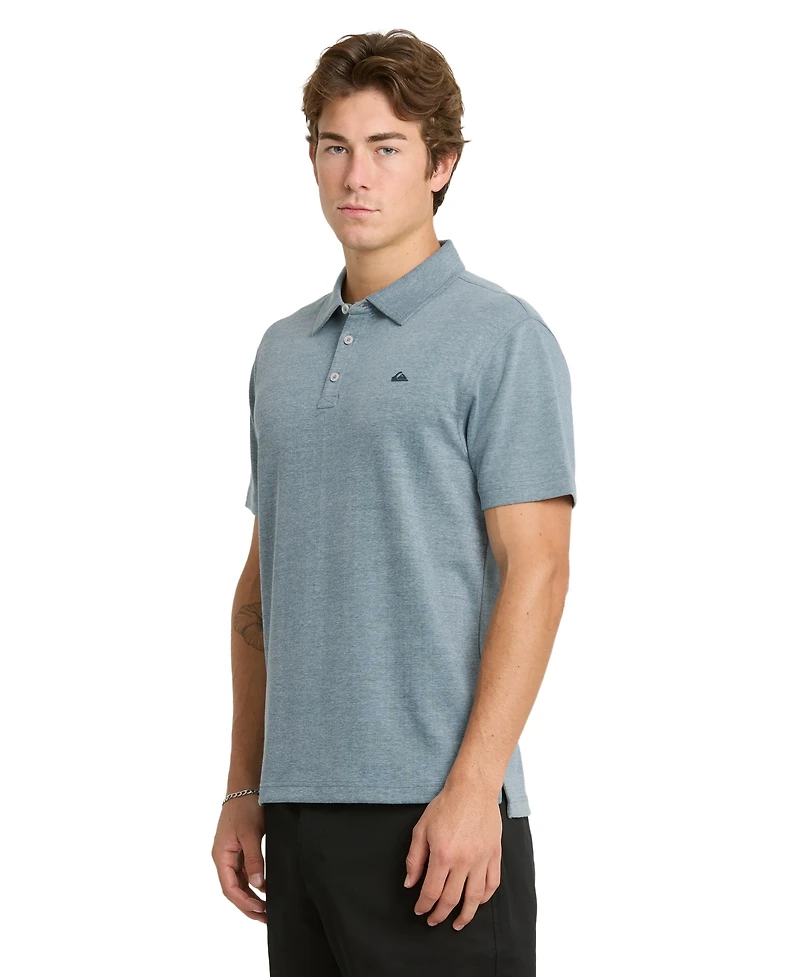 Quiksilver Men's Ultraviolet Protection Factor Stretch Moisture-Wicking Polo Shirt