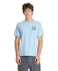 Quiksilver Men's Ringspun Cotton-Blend Crewneck T-Shirt