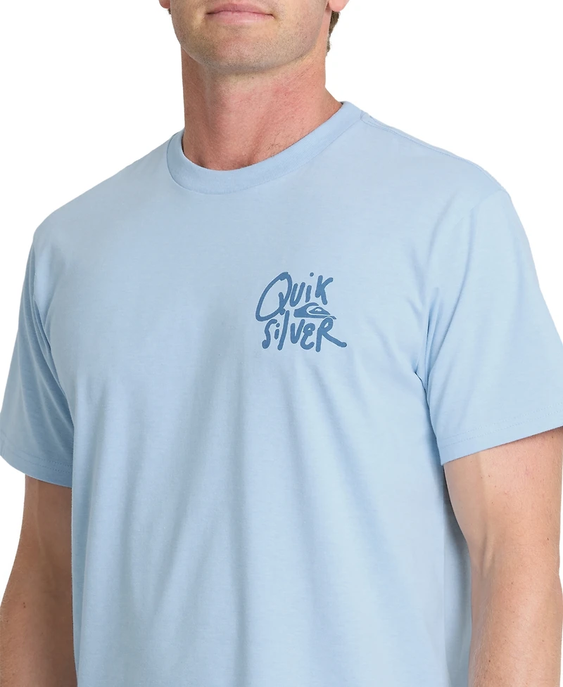 Quiksilver Men's Ringspun Cotton-Blend Crewneck T-Shirt