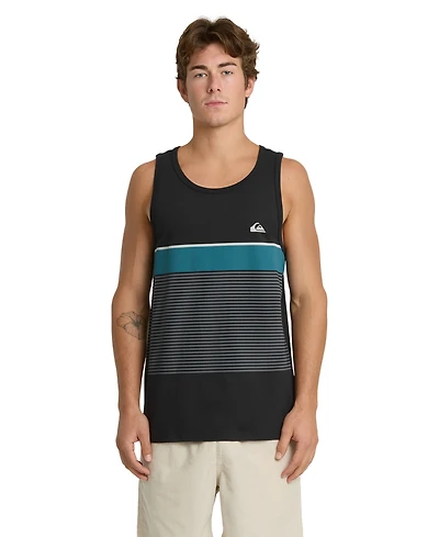Quiksilver Men's Tijuana Striped Cotton Tank Top