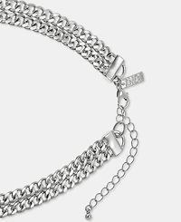 I.n.c. International Concepts Pave Square Statement Pendant Necklace, 16-1/2" + 3" extender, Macy's Exclusive
