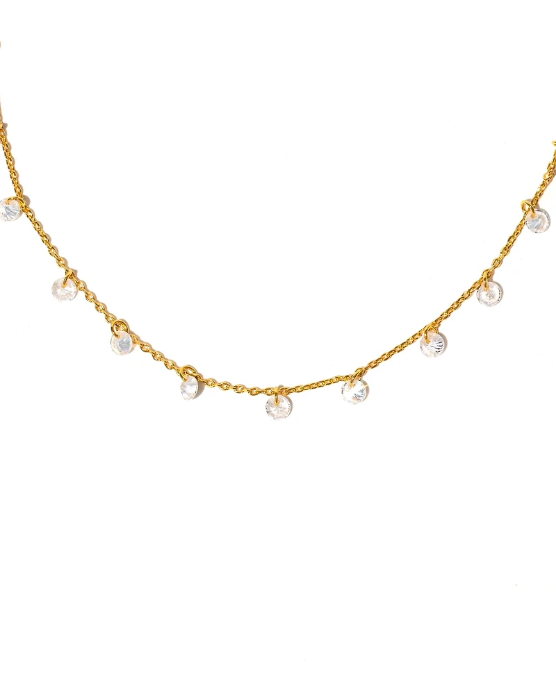Girls Crew Crystal Dewdrop Anklet
