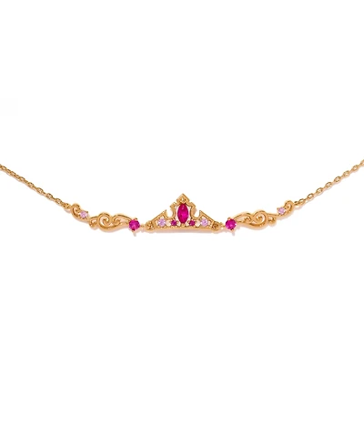 Girls Crew Crystal Disney Princess Sleeping Beauty Aurora Crown Bracelet