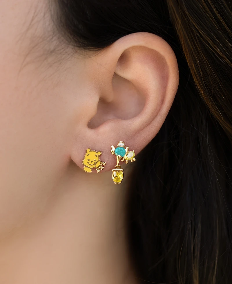 Girls Crew Crystal Disney Pooh's Dream Earring Set