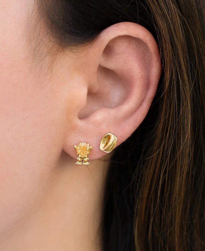 Girls Crew Crystal The Lord of the Rings Gollum Stud Earrings