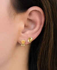 Girls Crew Crystal The Lord of the Rings Gollum Stud Earrings
