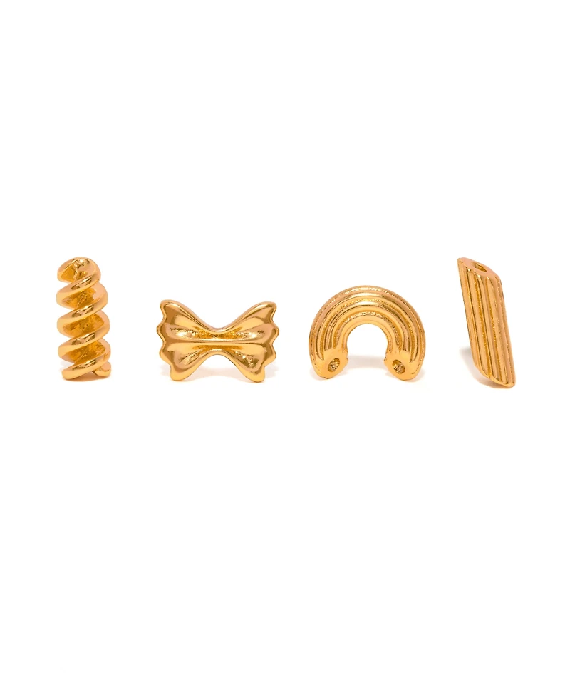 Girls Crew Al Dente Pasta Stud Earrings Set