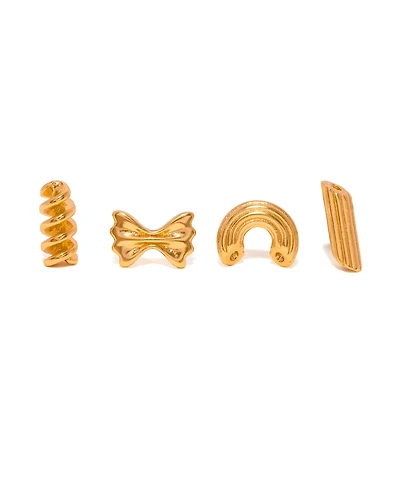 Girls Crew Al Dente Pasta Stud Earrings Set
