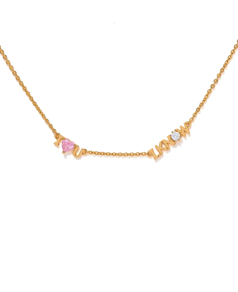 Girls Crew Crystal Star Wars I Love You, I Know Necklace