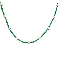Girls Crew Crystal Sea Glass Beaded Necklace