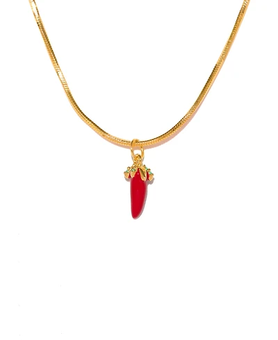 Girls Crew Crystal Hot Tamale Necklace