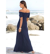 Lascana Women's Off Shoulder Maxi Dress