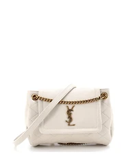 Pre-Owned Saint Laurent Mini Nolita Satchel Quilted Leather