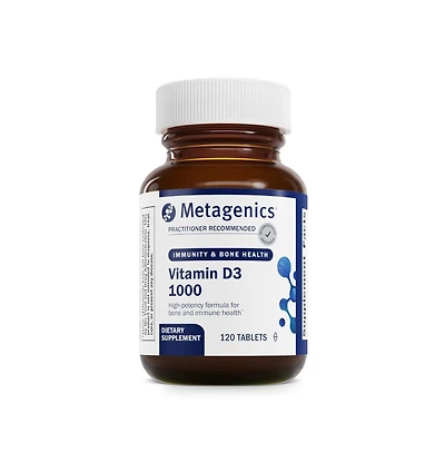 Metagenics Vitamin D3 1000 Iu - Vitamin D Supplement for Bone Density, Immune Support and Tooth Integrity - Non-gmo and Gluten-Free