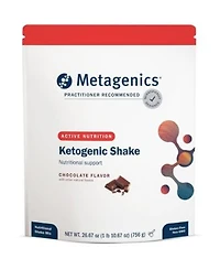 Metagenics Ketogenic Shake Keto Protein Powder Low Carb Sugar Free Gluten Free Meal Replacement 25 Vitamins Chocolate 14 Servings
