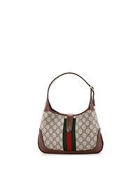 Pre-Owned Gucci Small Jackie 1961 Hobo Gg Coated Canvas
