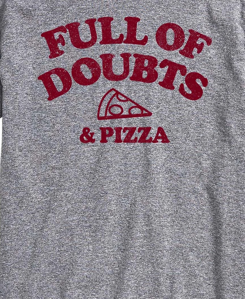 Airwaves Men's Full Of Doubts And Pizza Short-Sleeve Graphic T-Shirt