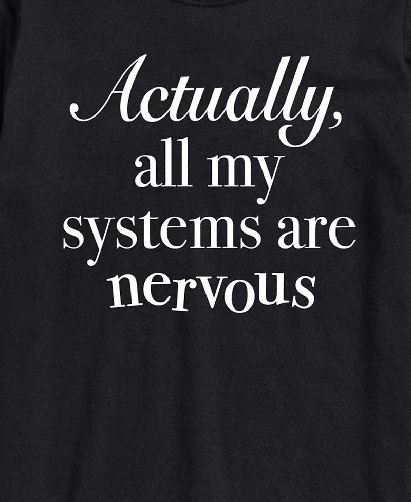Airwaves Men's All Systems Nervous Short-Sleeve Graphic T-Shirt