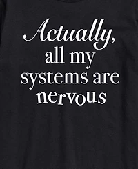 Airwaves Men's All Systems Nervous Short-Sleeve Graphic T-Shirt