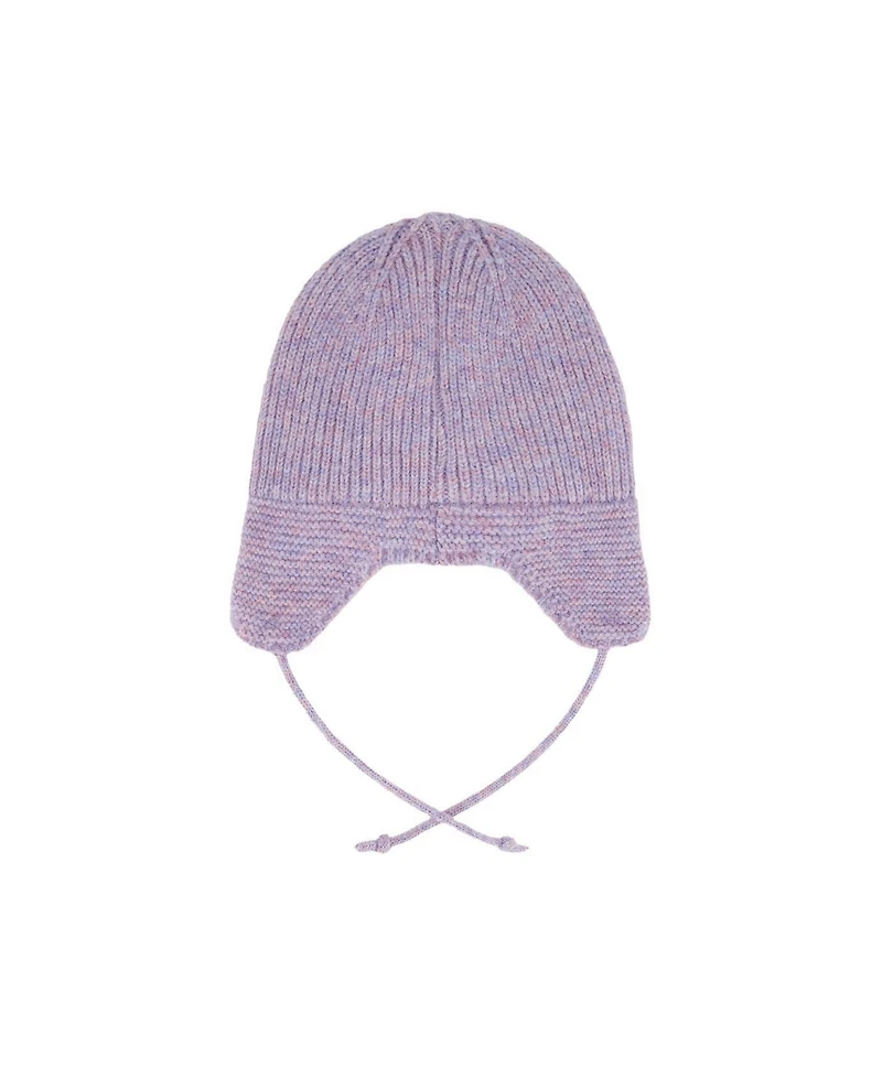 Deux par Baby Girls (3M-24 M) Winter Knit Hat with Ear Flaps and Strings
