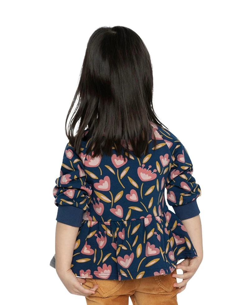 Deux par Toddler Girl (2-5)French Terry Top