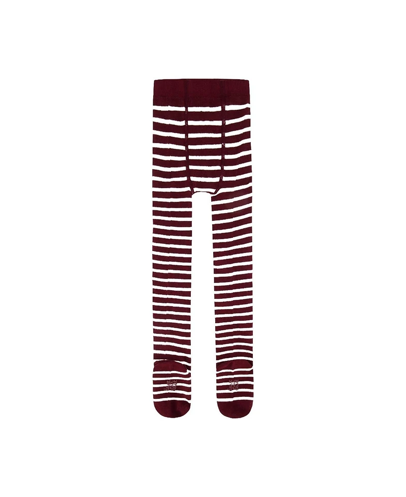 Deux par Little and Big Girl ( 5-6 , 10-12 ) Knit Tights Reddish