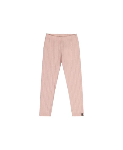 Deux par Kids & Baby Toddler Girl 2T-5T Jacquard Leggings Pale Dusty