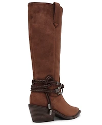 Dv Dolce Vita Women's Gennie Braided Buckle Western Tall Boots