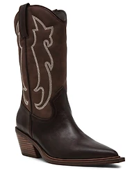 Dv Dolce Vita Women's Given Contrast Stitch Cowboy Boots