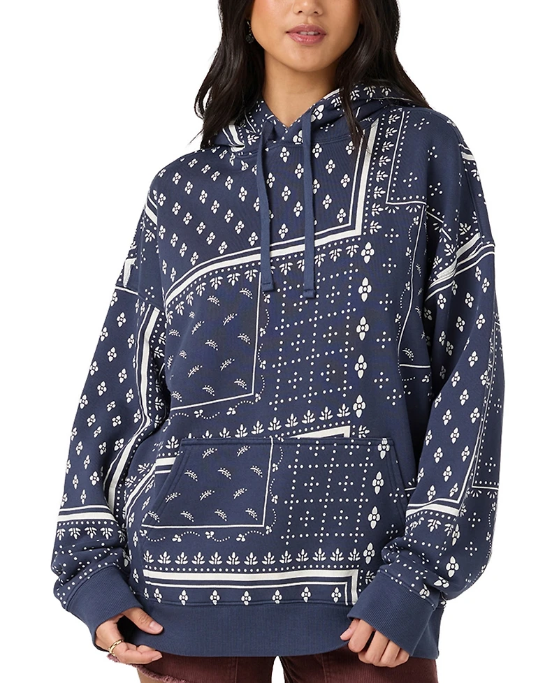 O'Neill Women's Oversized Printed Hooded Sweatshirt