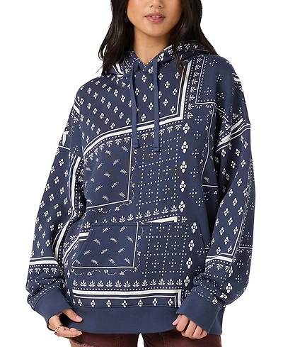 O'Neill Women's Oversized Printed Hooded Sweatshirt