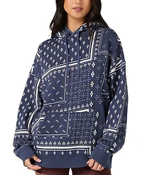 O'Neill Women's Oversized Printed Hooded Sweatshirt