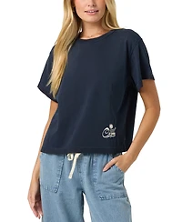 O'Neill Women's Cotton Crewneck Boxy T-Shirt