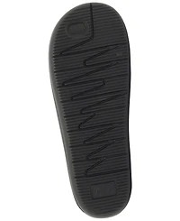 A|X Armani Exchange Men's Corporate Logo Bubble Slide Sandals