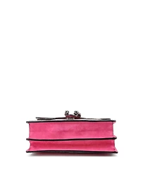 Pre-Owned Gucci Medium Dionysus Bag Embellished Gg Coated Canvas