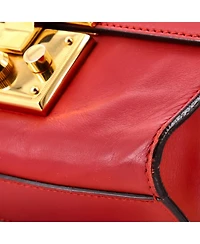 Pre-Owned Gucci Small Padlock Shoulder Bag Leather